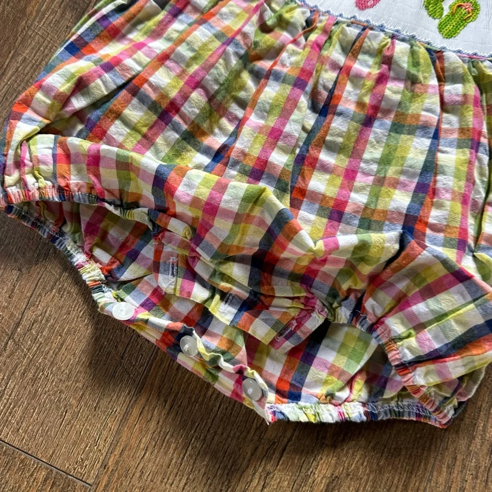 Baby Petite Palace Plaid Bodysuit 6 Months Multi-color